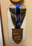 Vtg 1951 33rd American Legion Convention Dept NY Badge Medal Ribbon Military Vet