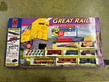 Vintage Life- Like Trains Great Rails Model Railroad Train Set In Orig Box