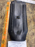 Harley Tank Console Dash Cover Trim Leather Panel Fatboy Softail OEM Gas TAnk