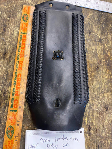 Harley Tank Console Dash Cover Trim Leather Panel Fatboy Softail OEM Gas TAnk