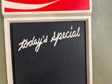 Vintage Coca-Cola Today's Special Chalkboard Advertising Sign 16X24