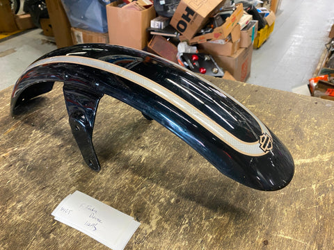 Vivid Black Front Fender OEM Harley 100th Anniversary Sportster Dyna 883 1200