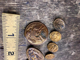 Military Buttons Army Uniform Button Lot Asst Jacket Eagle Officer Dress