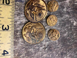 Military Buttons Army Uniform Button Lot Asst Jacket Eagle Officer Dress