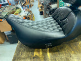 Extended Reach Roadsofa Seat Lattice Backrest Heated Harley Touring flh Glide
