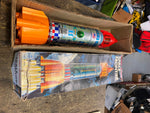 Vtg Space Frontier Rocket Ship Yoshino Battery Toy Apollo 11 Orig Box Minty!