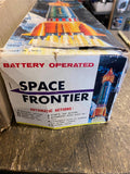 Vtg Space Frontier Rocket Ship Yoshino Battery Toy Apollo 11 Orig Box Minty!
