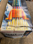Vtg Space Frontier Rocket Ship Yoshino Battery Toy Apollo 11 Orig Box Minty!