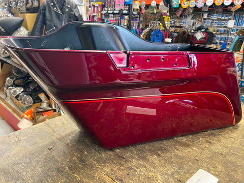 OEM Harley 2014^ Left Saddlebag MYSTERIOUS RED SUNGLO Touring Ultra Classic Glid