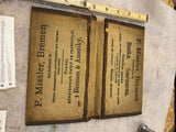 Antique Missler Breman Travel Ticket Wallet Steam Immigrant Europe USA Pre WW1