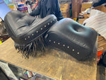 Drag Specialties Pillow Fringe Seat Harley Softail Custom chopper 1984-1999 fxst