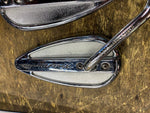 OEM Harley Logo Teardrop Mirrors Softail Touring Dyna FXR Sportster Chopper
