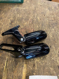 OEM Harley Black Streamliner Passenger Pegs Mounts Harley touring 2009^ FLH Glid