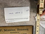 Antique Missler Breman Travel Ticket Wallet Steam Immigrant Europe USA Pre WW1