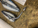 OEM Harley Logo Teardrop Mirrors Softail Touring Dyna FXR Sportster Chopper