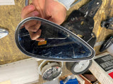 OEM Harley Logo Teardrop Mirrors Softail Touring Dyna FXR Sportster Chopper