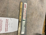 Vtg Dixie Maid Ice Cream Club Soda Advertising Sign Coca cola Menu Strip Ruler