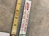 Vtg Dixie Maid Ice Cream Club Soda Advertising Sign Coca cola Menu Strip Ruler