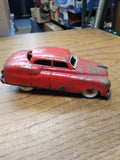 Vtg ALPS Tin Toy Car Pressmobile Press Down On Roof To Wind Made Japan Working!