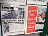 VTG 1930-1940 Magazine Advertising Lot Gas Tires Automobile Railroad Bicycle 13