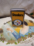 Vtg Zippo Lighter 2011 NFL Pittsburgh Steelers Football Team Brushed Chrome
