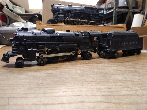 Vtg Lionel O Gauge 8304 Steam Locomotive Lionel Tender 2466 WX Railroad Train