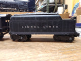 Vtg Lionel O Gauge 8304 Steam Locomotive Lionel Tender 2466 WX Railroad Train