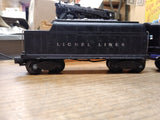 Vtg Lionel O Gauge 8304 Steam Locomotive Lionel Tender 2466 WX Railroad Train