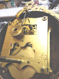 Antique Atlas Brass 33" Swinger Pendulum Greek Unique Clock Sculptur 1920's RARE