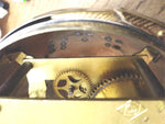 Antique Atlas Brass 33" Swinger Pendulum Greek Unique Clock Sculptur 1920's RARE