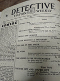 Vtg 1941 Detective Fiction Weekly Magazine Shadow Man Cruise Ship Murder 66 Page