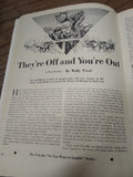 Vtg 1941 Detective Fiction Weekly Magazine Shadow Man Cruise Ship Murder 66 Page