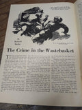 Vtg 1941 Detective Fiction Weekly Magazine Shadow Man Cruise Ship Murder 66 Page