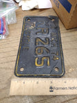 Vtg 1974 Motorcycle License Plate Michigan Cycle No KR265 Rat Bike Man Cave