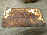 Vtg 1959 Motorcycle License Plate Mississippi No MC 1708 Rat Bike Man Cave