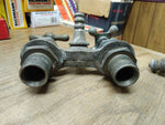 Vtg Antique Brass Metal Water Spigot Faucet Plumbing Fixture Farm Sink Bath Tub