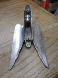 Vtg 1951-52 Chrysler Imperial New Yorker Winged Chrome Automobile Hood Ornament