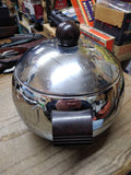 Vtg West Bend Hot & Cold Food Server Ice Bucket Chrome Plated Bakelite Handles