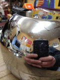 Vtg West Bend Hot & Cold Food Server Ice Bucket Chrome Plated Bakelite Handles