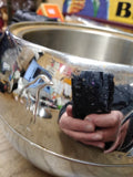 Vtg West Bend Hot & Cold Food Server Ice Bucket Chrome Plated Bakelite Handles