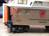 Vtg O Gauge Lionel 19702 Pennsylvania Railroad Gold Porthole Caboose  Train