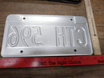 Alaska Flag Yellow License Plate No CTH 696 Minty