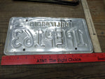 Vtg California License Plate No 1PEP163 Ratrod Man Cave