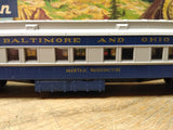 Train HO Scale Athearn B&O Martha Washington Pullman Standard Passenger Car#1038