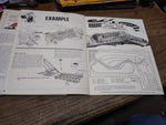 Vtg 1975-1979 Lionel Trains 2 Pc Track Layout and Accessory Manual Lot O27 and O