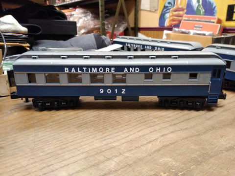 Vtg MTH Rail King Train O/O27 Gauge Baltimore & Ohio Passenger Car PRR Repaint 1