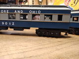 Vtg MTH Rail King Train O/O27 Gauge Baltimore & Ohio Passenger Car PRR Repaint 1
