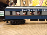 Vtg MTH Rail King Train O/O27 Gauge Baltimore & Ohio Passenger Car PRR Repaint 2