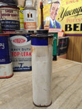 Vtg Permatex New Formula Penetrating Oil Gas Can Metal Tin Service station Garag