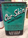 Vtg Car Skin Products Corporation Reconditioner Auto Cleaner Oil Gas Tin Can